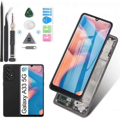 Ecrã LCD Táctil com Moldura para Samsung Galaxy A33 5G A336B 