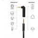 Adaptador de Áudio Jack 3,5 mm de 90º com 4 Pinos
