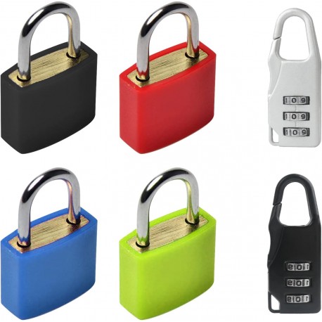 Conjunto de Fechaduras de Bagagem com Chaves e Combinação
