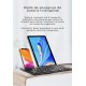   Teclado Bluetooth Multidispositivo com Suporte Integrado