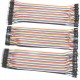 Kit de Cabos Jumper 3 em 1 para Arduino e Breadboard - 40 Peças de 20 cm