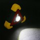 Triángulo de emergencia con luz multi funcional carga solar Luz de trabajo