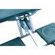 Mesa de Campismo Dobrável com 4 Assentos e Orifício para Guarda-Sol