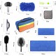 Kit de Limpeza Automóvel Conjunto Completo de 11 Peças