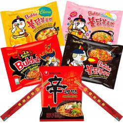 Pack de Degustação de Ramén Presunto Coreano com Variedade Exclusiva