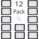 Pack de 12 Filtros HEPA de Alta Eficiência para iRobot Roomba Séries i, e, j