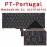 Teclado de Substituição para Apple MacBook Air 11 A1370 A1465 com Layout em Português