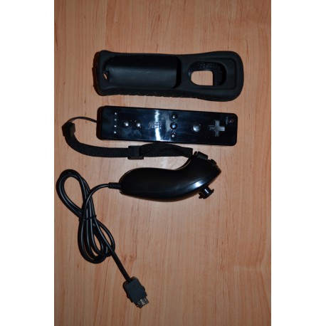 Comando Wii Preto + Nunchuk