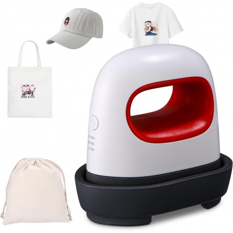 Mini Prensa de Calor Portátil para Transferência de Calor em Tecidos