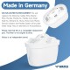 Cartucho de Filtro de Água Compatível com Brita Maxtra+ Plus e Maxtra Pro - Fabricado na Alemanha