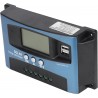 Regulador de Carga Solar MPPT 100A com Ecrã LCD e USB Duplo 12V/24V