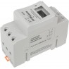 Programador Elétrico Digital Diário e Semanal GB104, 16A, 250V, Montagem em Calha DIN, 240 Programas