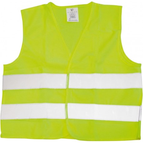 Colete de Emergência Amarelo com Homologação EN ISO 20471, Fecho de Velcro
