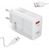 Carregador Ultra Rápido 120W Turbo Charging 5.0 com Cabo USB-C 6A para Xiaomi, Redmi, POCO e Samsung