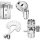 Adaptador Torneira Chuveiro com Mangueira Telescópica de 1,5 m para Lavatório ou Lava-Louça