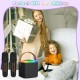 Conjunto Karaoke com 2 Microfones Sem Fios Bluetooth para Crianças com Luzes LED