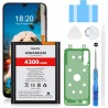 Bateria de Alta Capacidade 4300mAh para Samsung Galaxy A50 A50s A30s A30 A20 - Polímero de Lítio