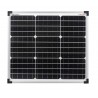 Painel Solar Monocristalino 30W 12V - Alta Eficiência - Ideal para Autocaravanas e Barcos