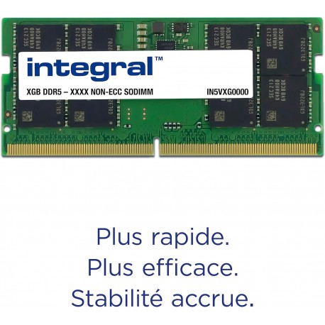 Módulo de Memória RAM 8GB DDR5 SO-DIMM 5600MT/s PC5-44800 CL46 para Portáteis