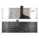 Teclado para Portátil Toshiba Satellite S50 S50-A L50-A L70-A Preto com Estrutura Brilhante em espanhol