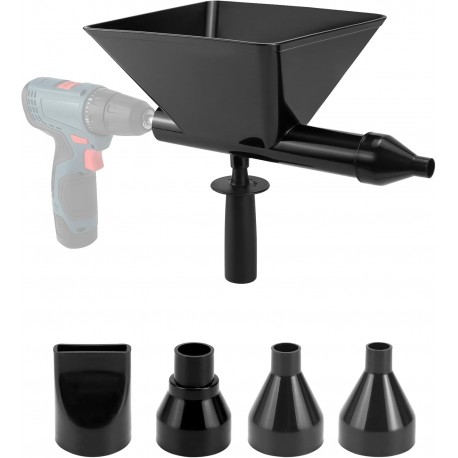 Pistola de Argamassa Elétrica - Pulverizador com 5 Bocais Substituíveis