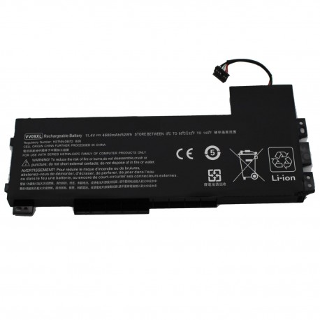 Bateria para Portátil HP ZBook 15 G3 e G4 VV09XL 808452-001 11.4V 4600mAh