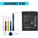 Bateria Compatível Huawei P30 HB436380ECW 3650mAh com Kit de Ferramentas