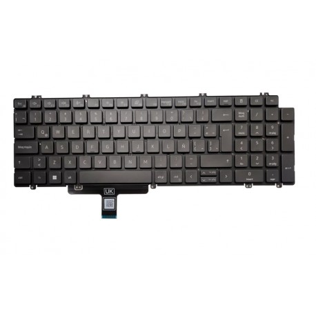 Teclado Espanhol sem Retroiluminação para Dell Latitude 5520 5521 5530 5531 Precision 3560 3561 3570 3571