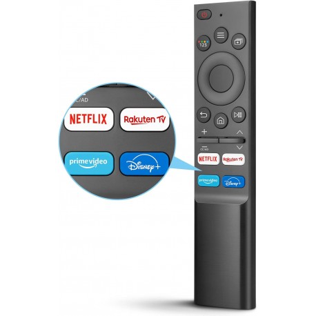 Comando Universal Infravermelhos para Samsung Smart TV QLED OLED 4K 8K com Botões de Acesso Rápido