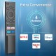 Comando Universal Infravermelhos para Samsung Smart TV QLED OLED 4K 8K com Botões de Acesso Rápido