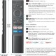 Comando Universal Infravermelhos para Samsung Smart TV QLED OLED 4K 8K com Botões de Acesso Rápido