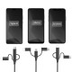 Cabo de carregamento rápido 5 em 1 USB A para Lightning Micro USB Tipo C para iPhone Huawei Samsung