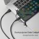Cabo de carregamento rápido 5 em 1 USB A para Lightning Micro USB Tipo C para iPhone Huawei Samsung