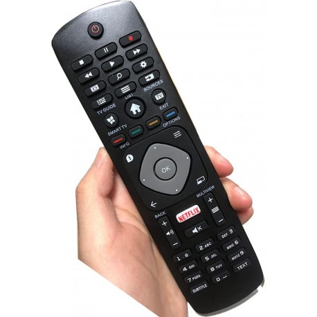 Comando de substituição 996596003606 para Philips 4K UHD Ambilight Smart TV 43PUS6262 49PUS6262 50PUS6262 55PUS6262 65PUS6262