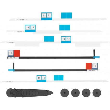 Fita adesiva de substituição para ecrã Apple iMac 27 A1419 Retina 2012-2015 com ferramenta de abertura