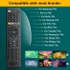 Comando universal para TV Samsung LG Sony Hisense TCL RCA Toshiba Panasonic Sharp Philips Haier Hitachi JVC