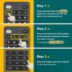 Comando universal para TV Samsung LG Sony Hisense TCL RCA Toshiba Panasonic Sharp Philips Haier Hitachi JVC
