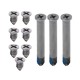 Conjunto de Parafusos de Tampa Inferior para MacBook Pro 13 - 15 - 17 A1278 A1286 A1297 - 10 Unidades