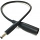 Adaptador de energia fêmea 7,4 mm x 5 mm para macho 4,5 mm x 3,0 mm com cabo de 30 cm para portátil Dell
