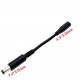 Adaptador DC fêmea 4.5 mm x 3.0 mm para macho 7.4 mm x 5.0 mm com pino para portátil Dell