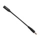 Adaptador USB Tipo C fêmea para DC 5.5 x 2.5 mm - 5.5 x 2.1 mm macho para Lenovo - Asus - HP - Dell