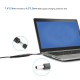 Adaptador de alimentação DC 7.4 x 5.0 mm para 4.5 x 3.0 mm com pino - compatível Dell Vostro - XPS - Ultrabook