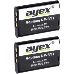 Bateria NP-BY1 3.6V 1A Li-Ion Recarregável para Sony Action Cam Mini HDR-AZ1 HDR-AZ1VR