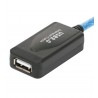 Cabo de Extensão USB Ativo 10 m Repetidor USB 2.0 Macho para Fêmea Alta Velocidade até 480 Mbps Azul