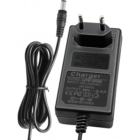 Carregador de Bateria Compatível com Orbegozo AP 4200 - Conector 36V 