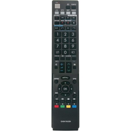 Comando Substituição GA841WJSA para Sharp Aquos TV RRMCGA841WJSA LC-32LE600E LC-46LE600E
