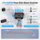 Inversor 12V para 220V-230V Onda Pura 2000W-4000W com Ecrã LCD e 2 Tomadas AC