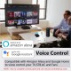 Controlo Remoto Universal Wi-Fi Infravermelhos IR Tuya Smart Compatível Alexa Google - Preto