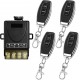 Interruptor de Controlo Remoto 433 MHz AC 220V 230V 30A com 1 Recetor e 4 Transmissores