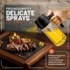 Pulverizador de Óleo 2 em 1 com Garrafa de Vidro 500 ml para Fritadeira de Ar e Cozinha